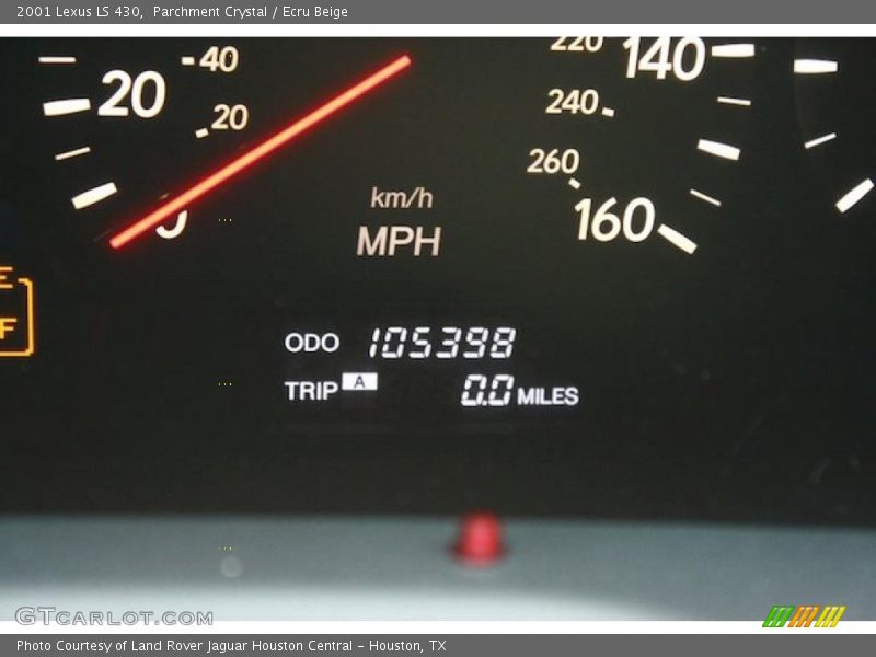 Parchment Crystal / Ecru Beige 2001 Lexus LS 430