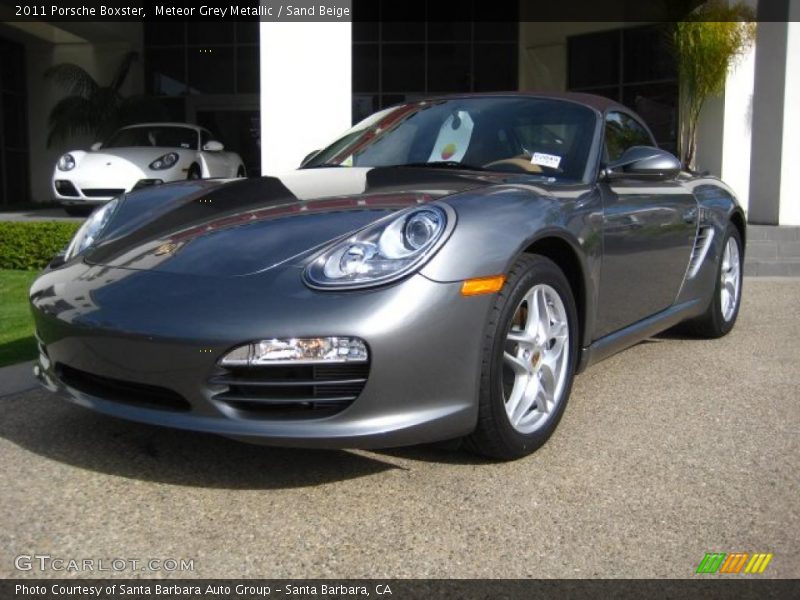 Meteor Grey Metallic / Sand Beige 2011 Porsche Boxster