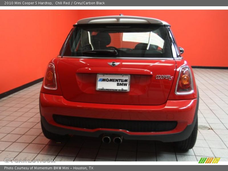 Chili Red / Grey/Carbon Black 2010 Mini Cooper S Hardtop