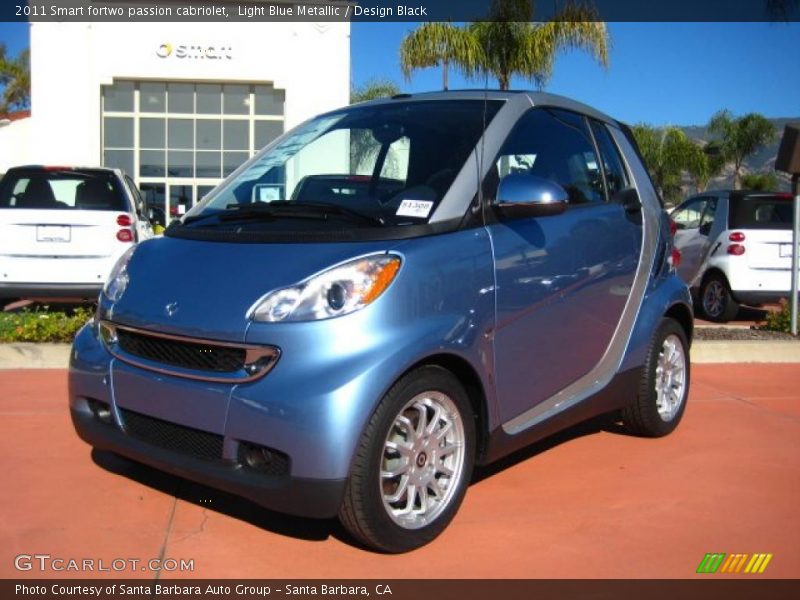  2011 fortwo passion cabriolet Light Blue Metallic