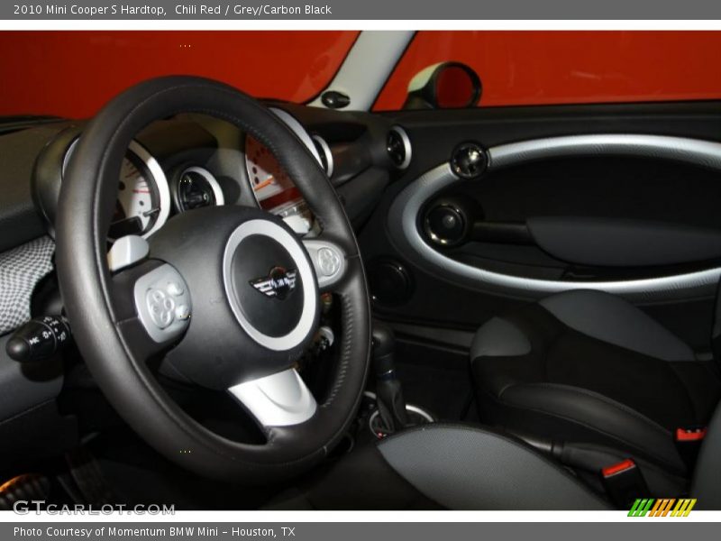 Chili Red / Grey/Carbon Black 2010 Mini Cooper S Hardtop