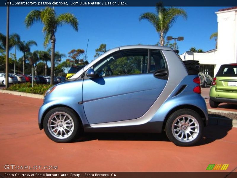  2011 fortwo passion cabriolet Light Blue Metallic