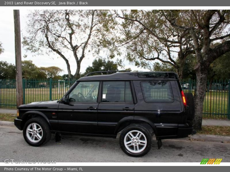 Java Black / Black 2003 Land Rover Discovery SE