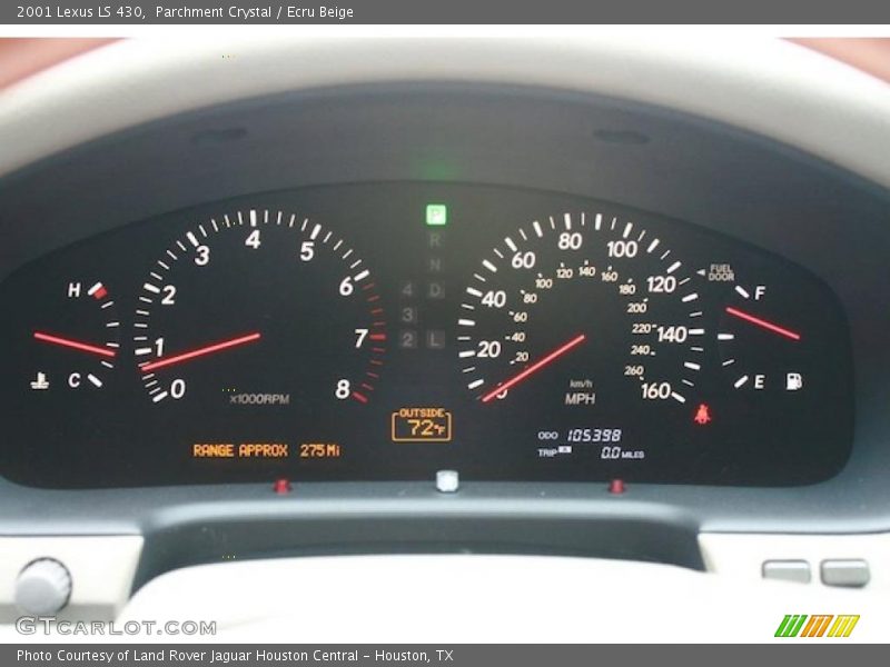 Parchment Crystal / Ecru Beige 2001 Lexus LS 430