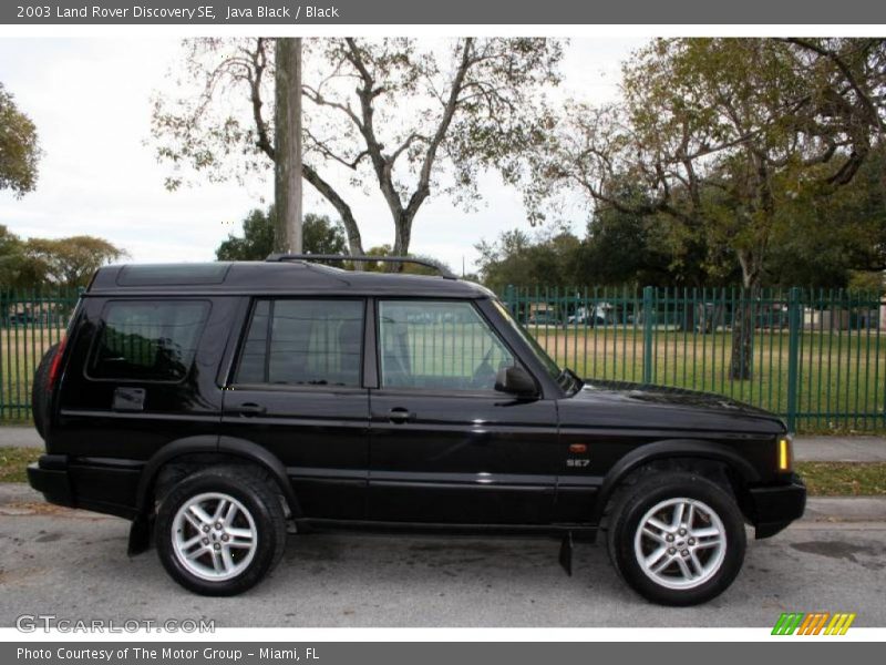 Java Black / Black 2003 Land Rover Discovery SE