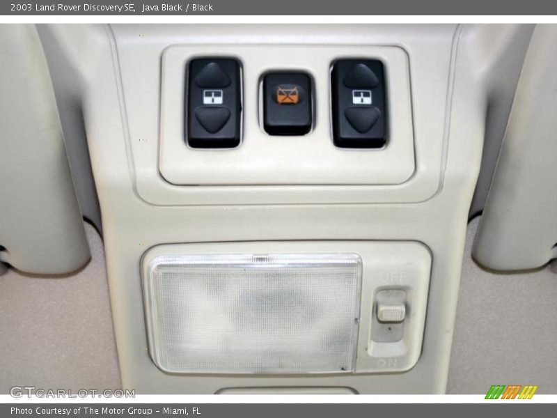 Java Black / Black 2003 Land Rover Discovery SE