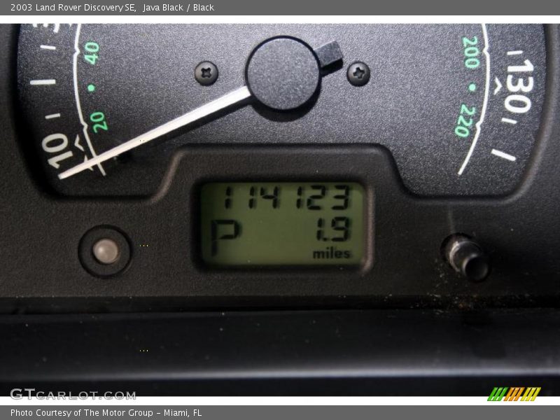 Java Black / Black 2003 Land Rover Discovery SE