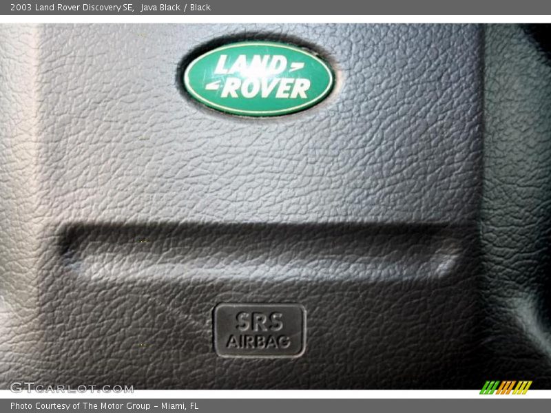 Java Black / Black 2003 Land Rover Discovery SE