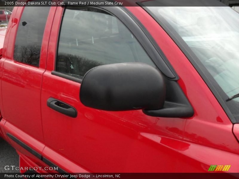 Flame Red / Medium Slate Gray 2005 Dodge Dakota SLT Club Cab