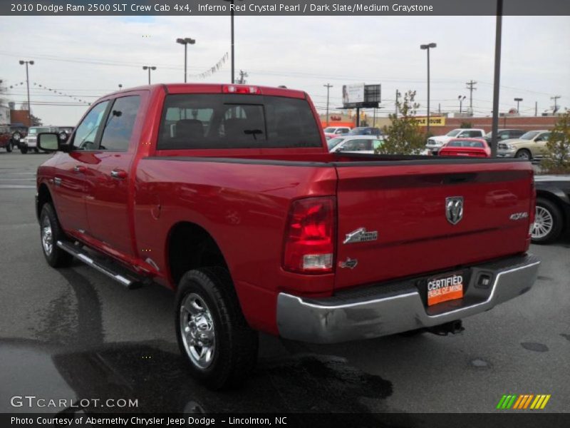 Inferno Red Crystal Pearl / Dark Slate/Medium Graystone 2010 Dodge Ram 2500 SLT Crew Cab 4x4