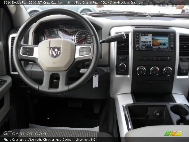 Inferno Red Crystal Pearl / Dark Slate/Medium Graystone 2010 Dodge Ram 2500 SLT Crew Cab 4x4