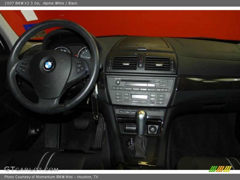 Alpine White / Black 2007 BMW X3 3.0si