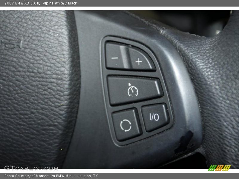 Alpine White / Black 2007 BMW X3 3.0si