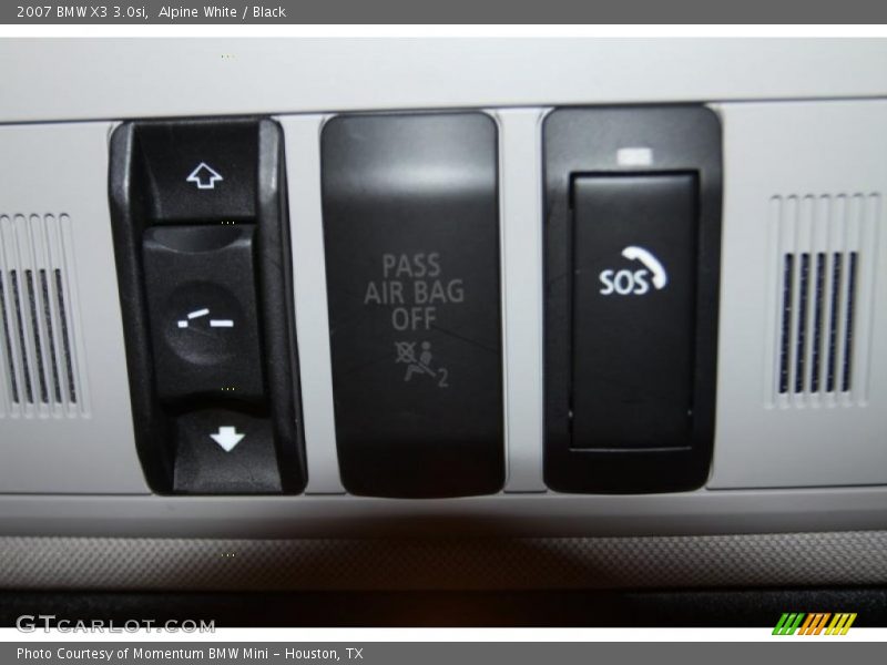 Alpine White / Black 2007 BMW X3 3.0si