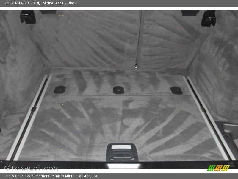 Alpine White / Black 2007 BMW X3 3.0si