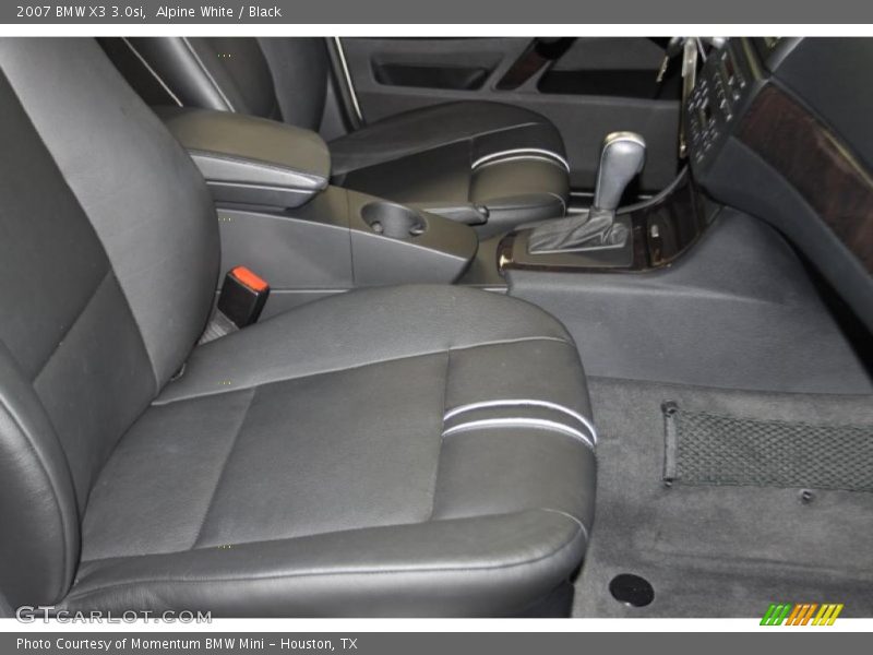 Alpine White / Black 2007 BMW X3 3.0si
