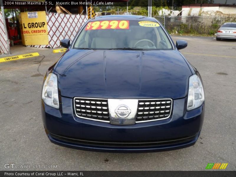 Majestic Blue Metallic / Cafe Latte 2004 Nissan Maxima 3.5 SL