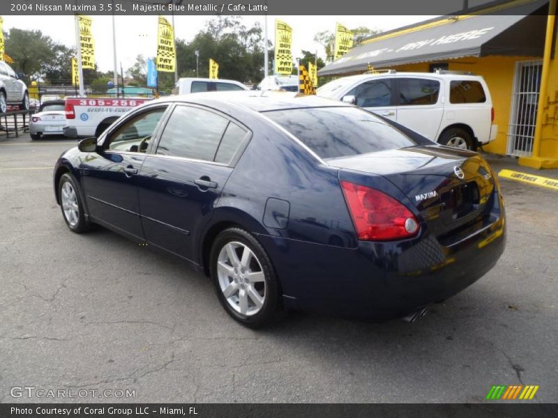 Majestic Blue Metallic / Cafe Latte 2004 Nissan Maxima 3.5 SL