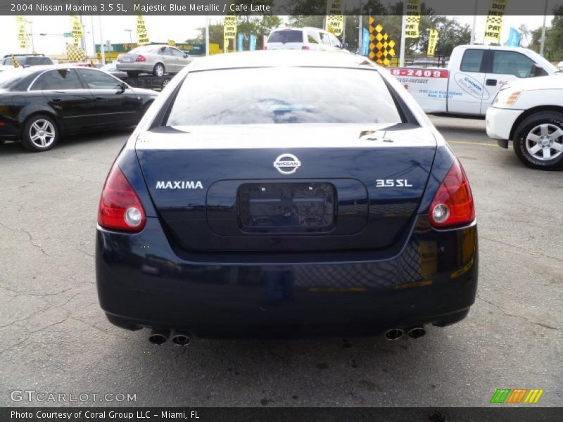 Majestic Blue Metallic / Cafe Latte 2004 Nissan Maxima 3.5 SL