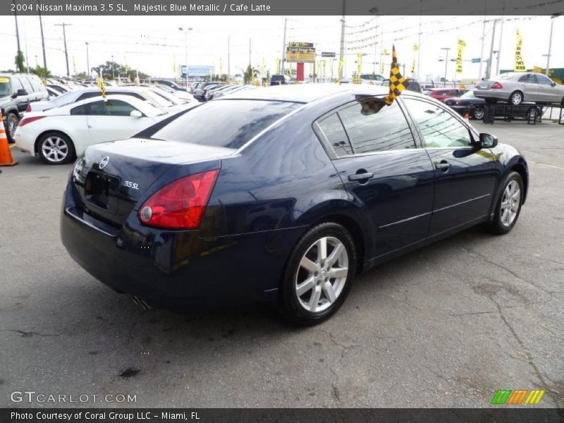 Majestic Blue Metallic / Cafe Latte 2004 Nissan Maxima 3.5 SL