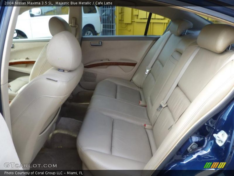 Majestic Blue Metallic / Cafe Latte 2004 Nissan Maxima 3.5 SL