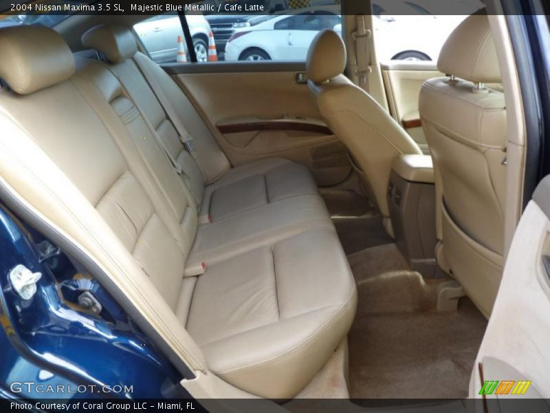 Majestic Blue Metallic / Cafe Latte 2004 Nissan Maxima 3.5 SL