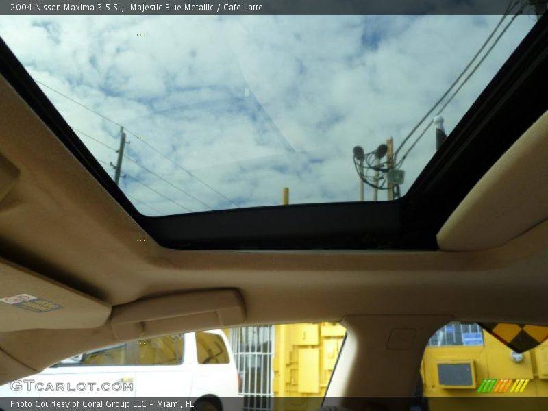 Majestic Blue Metallic / Cafe Latte 2004 Nissan Maxima 3.5 SL