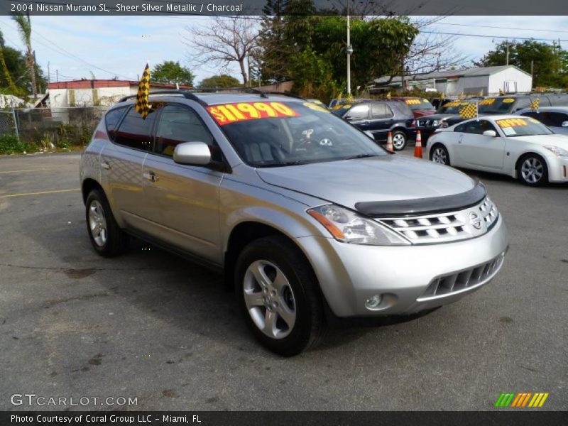 Sheer Silver Metallic / Charcoal 2004 Nissan Murano SL