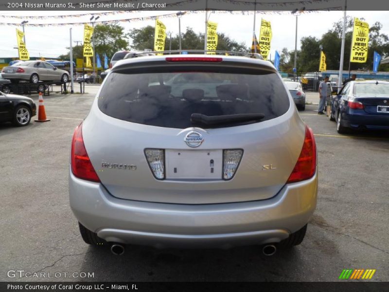 Sheer Silver Metallic / Charcoal 2004 Nissan Murano SL