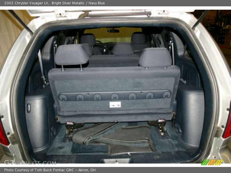 Bright Silver Metallic / Navy Blue 2003 Chrysler Voyager LX