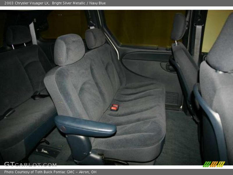 Bright Silver Metallic / Navy Blue 2003 Chrysler Voyager LX