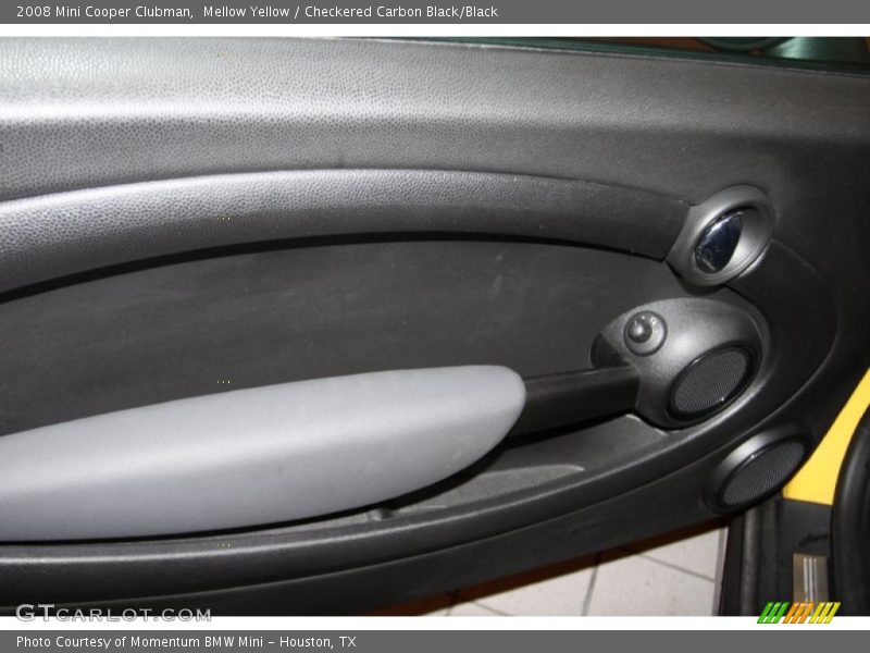 Mellow Yellow / Checkered Carbon Black/Black 2008 Mini Cooper Clubman