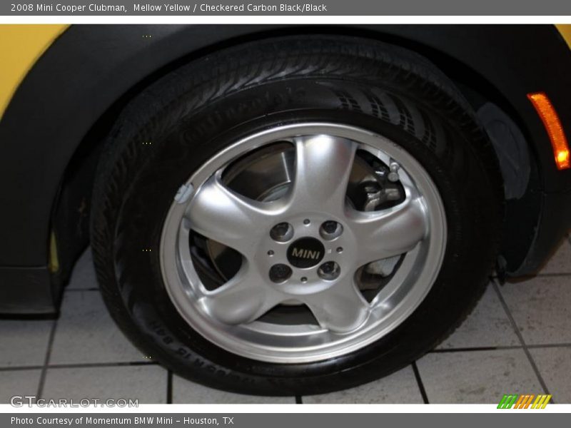 Mellow Yellow / Checkered Carbon Black/Black 2008 Mini Cooper Clubman