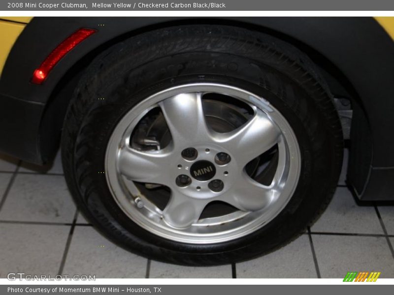 Mellow Yellow / Checkered Carbon Black/Black 2008 Mini Cooper Clubman