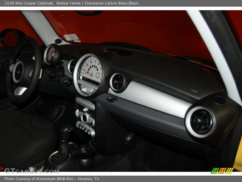 Mellow Yellow / Checkered Carbon Black/Black 2008 Mini Cooper Clubman
