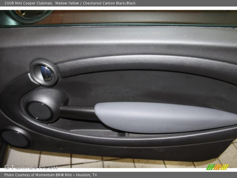 Mellow Yellow / Checkered Carbon Black/Black 2008 Mini Cooper Clubman