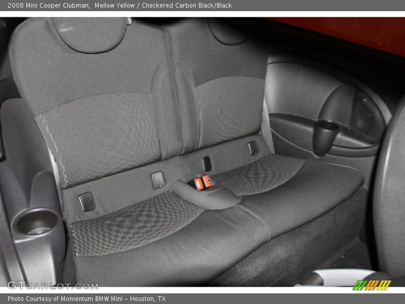 Mellow Yellow / Checkered Carbon Black/Black 2008 Mini Cooper Clubman