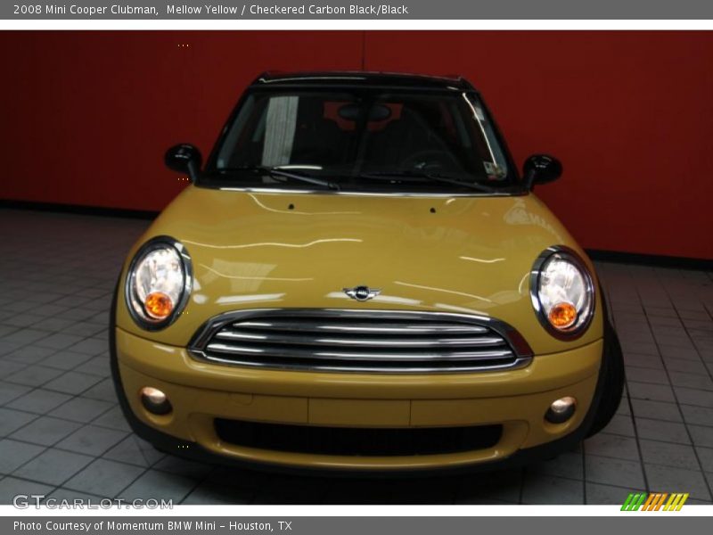 Mellow Yellow / Checkered Carbon Black/Black 2008 Mini Cooper Clubman