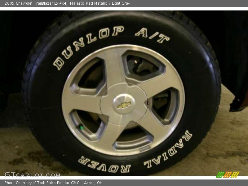 Majestic Red Metallic / Light Gray 2005 Chevrolet TrailBlazer LS 4x4