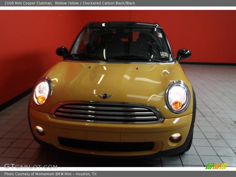 Mellow Yellow / Checkered Carbon Black/Black 2008 Mini Cooper Clubman