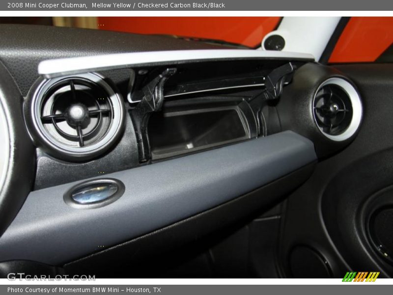 Mellow Yellow / Checkered Carbon Black/Black 2008 Mini Cooper Clubman