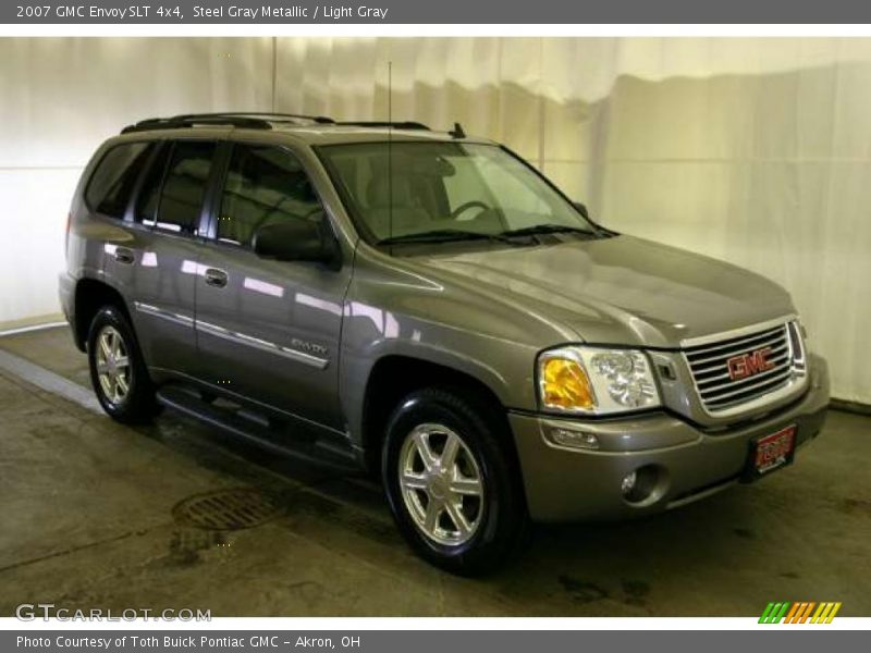 Steel Gray Metallic / Light Gray 2007 GMC Envoy SLT 4x4