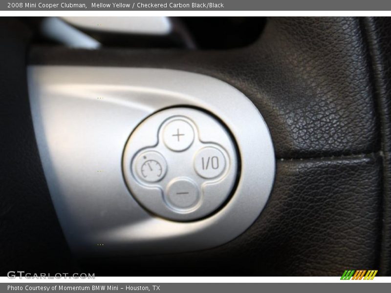 Mellow Yellow / Checkered Carbon Black/Black 2008 Mini Cooper Clubman