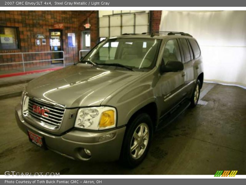 Steel Gray Metallic / Light Gray 2007 GMC Envoy SLT 4x4