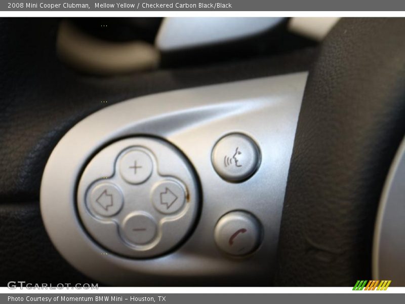 Mellow Yellow / Checkered Carbon Black/Black 2008 Mini Cooper Clubman