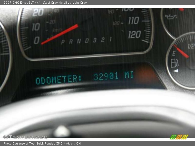 Steel Gray Metallic / Light Gray 2007 GMC Envoy SLT 4x4