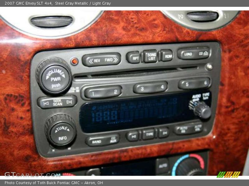 Steel Gray Metallic / Light Gray 2007 GMC Envoy SLT 4x4