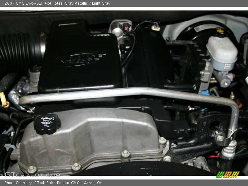Steel Gray Metallic / Light Gray 2007 GMC Envoy SLT 4x4