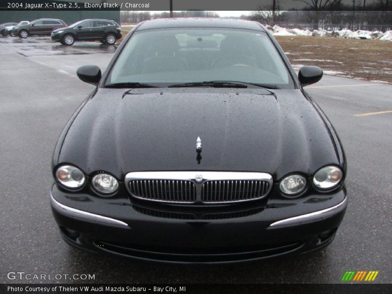 Ebony Black / Charcoal 2004 Jaguar X-Type 2.5
