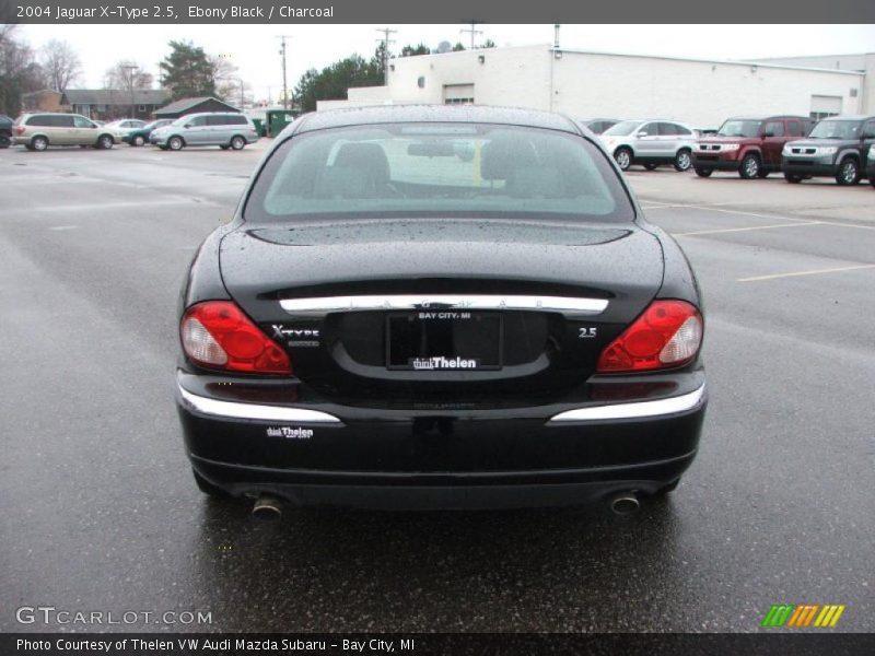 Ebony Black / Charcoal 2004 Jaguar X-Type 2.5